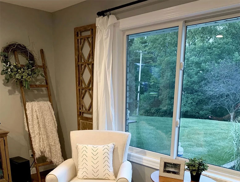 Renewal by Andersen window in the living room of a home