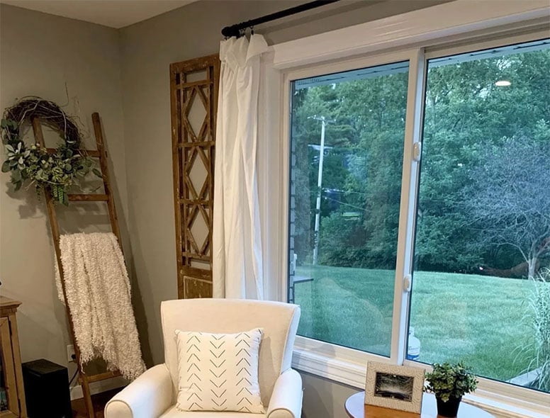 Renewal by Andersen window in the living room of a home