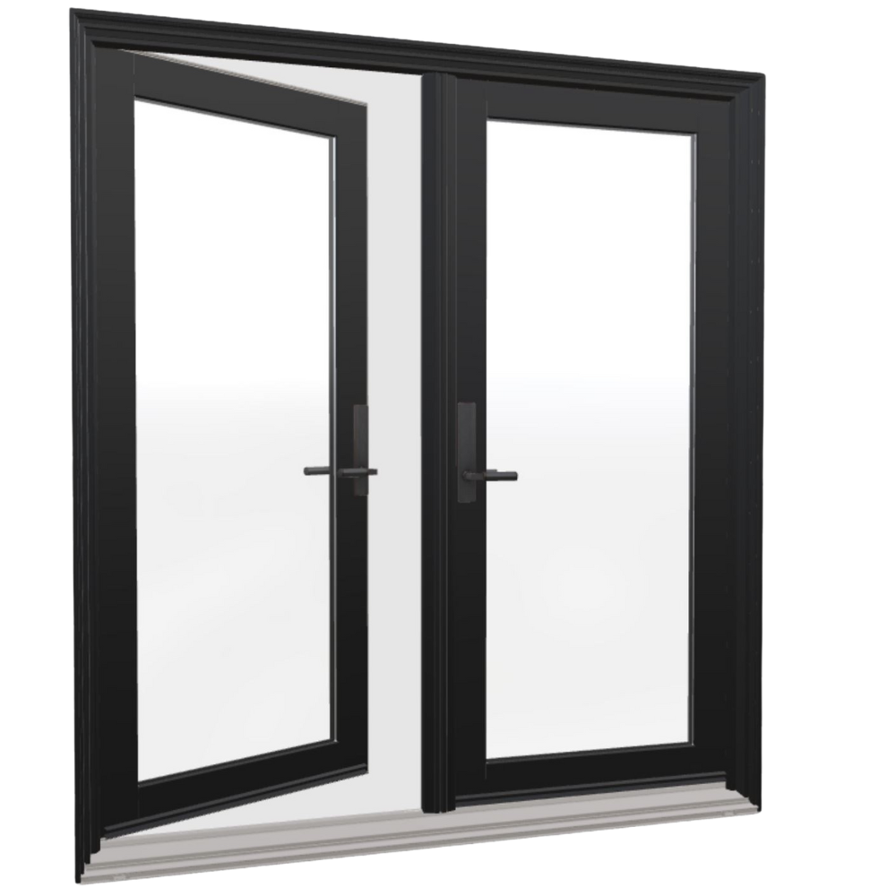a series contemporary hinged patio door
